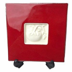 VINTAGE - PULL CART NYC Decor 1990's Serving Decorative Trivet Tomato in a Vine